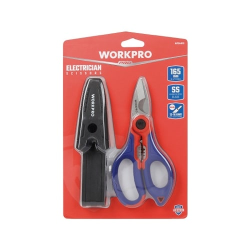 電工ステンレスハサミ 全長167mm カ