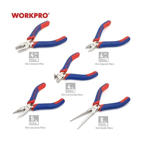 ミニプライヤーセット5本組 ポーチ付 W