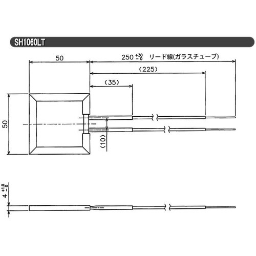 スペースヒーター(リード式)120V60