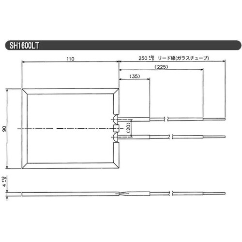 スペースヒーター(リード式)100V60