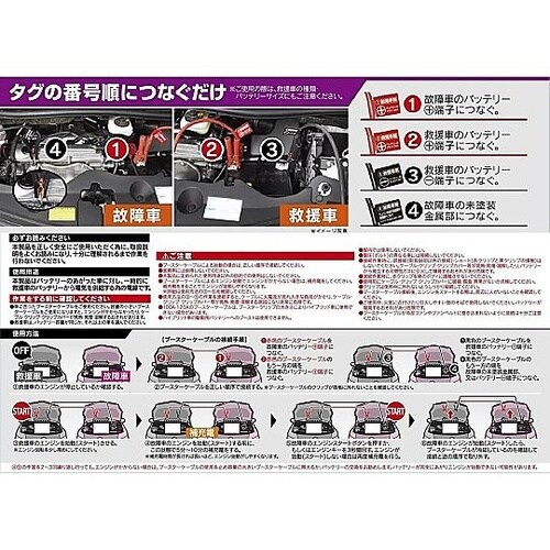 120A ブースターケーブル EA812