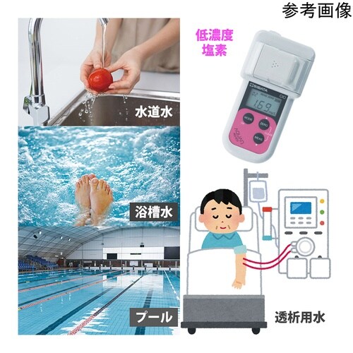 ハンディ水質計 アクアブ 測定範囲0.0