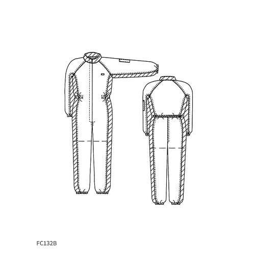 【ネームタグ貼付け導電ハンガー付】クリー