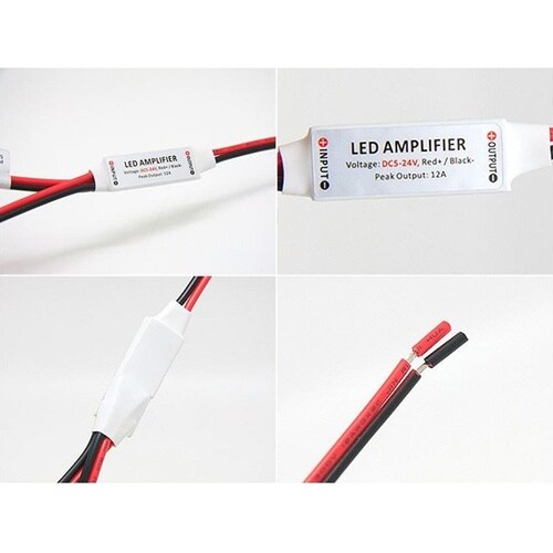 拡大器 単色テープライト用 電流増幅ケー