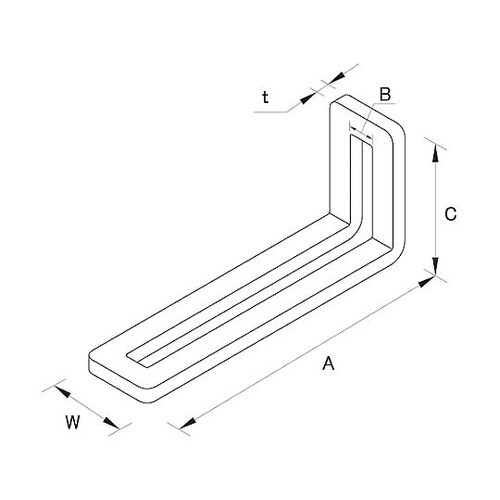 マルチ金具 L型 LK−12−3C T3
