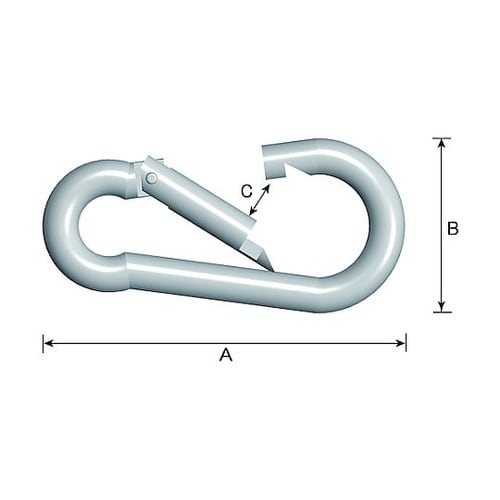 ステンレス スプリングフック SSPシリ