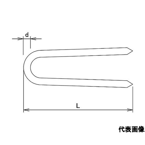 又釘 (径:d)1.2x(長さ:L)19