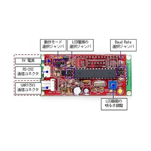 Serial LCD ブルーモジュール