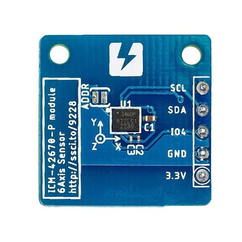 低ノイズ6軸加速度角速度センサ SSCI