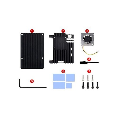 PI5−CASE−H−WaveShare