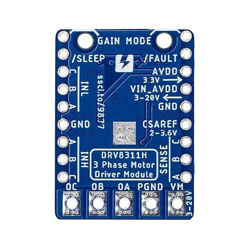 DRV8311H搭載3相ブラシレスモータ