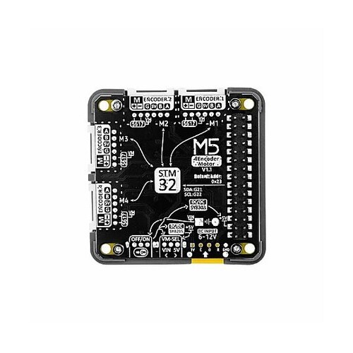 M5Stack用4チャンネルエンコーダモ