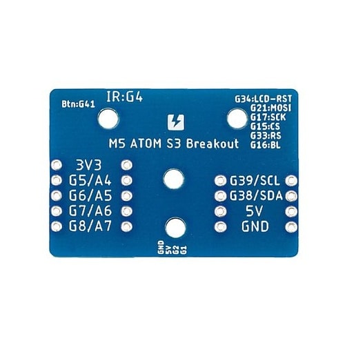 M5ATOMS3用ピッチ変換基板(基板の
