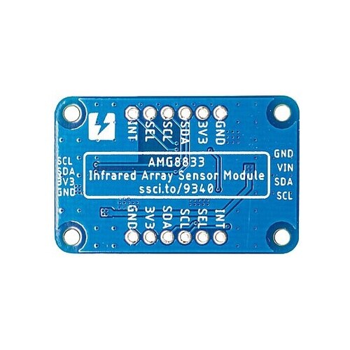 AMG8833搭載赤外線アレイセンサモジ
