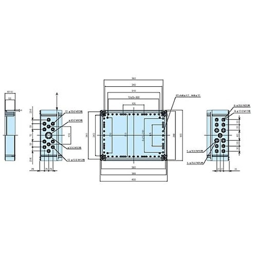 OPCM型防水・防塵ポリカーボネートボッ