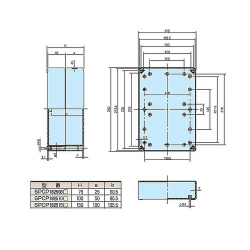 SPCP型防水・防塵ポリカーボネートボッ