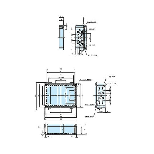 WPCM型防水・防塵ポリカーボネート開閉