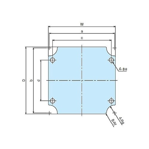FTB型AD用取付ベース FTB22−2