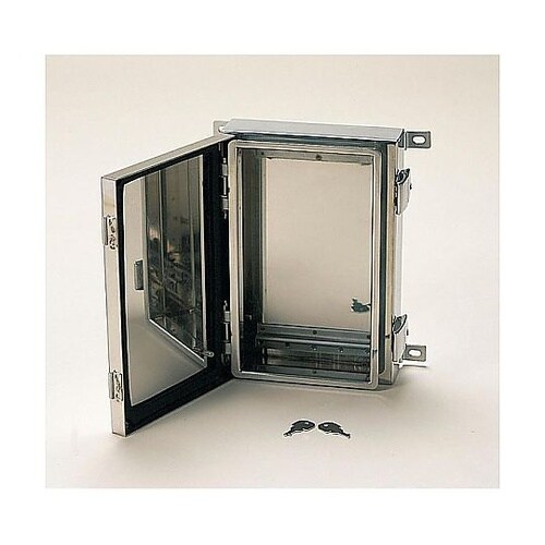 SLM型外部取付足付開閉式防水・防塵ステ