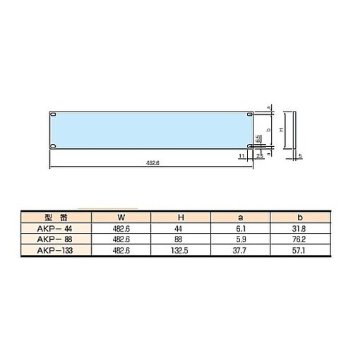 AKP型アクリルラックパネル AKP−1