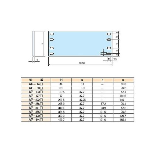 AP型アルミラックパネル AP−177S