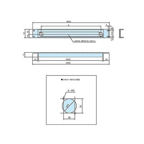 NCP型音声入出力コネクタパネル NCP