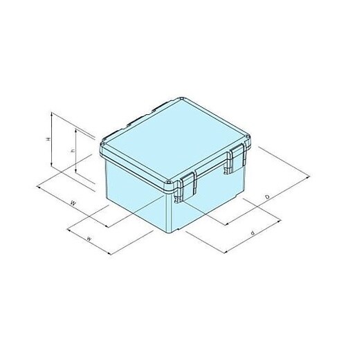 UPC型高強度型防水開閉式ポリカーボネー