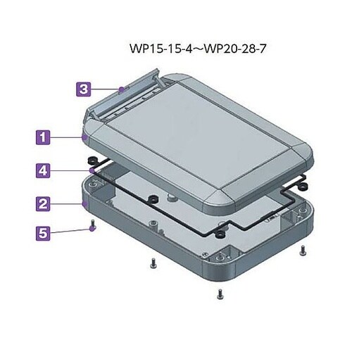 WP型IP68防水ボックス(ホワイトグレ