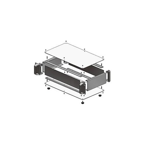 AUR型ラックマウントケース(ブラック)