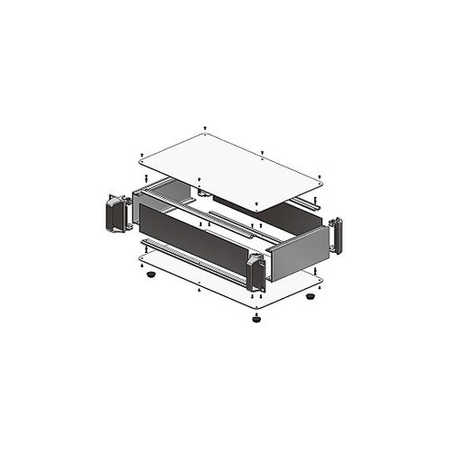 AUR型ラックマウントケース(シルバー/
