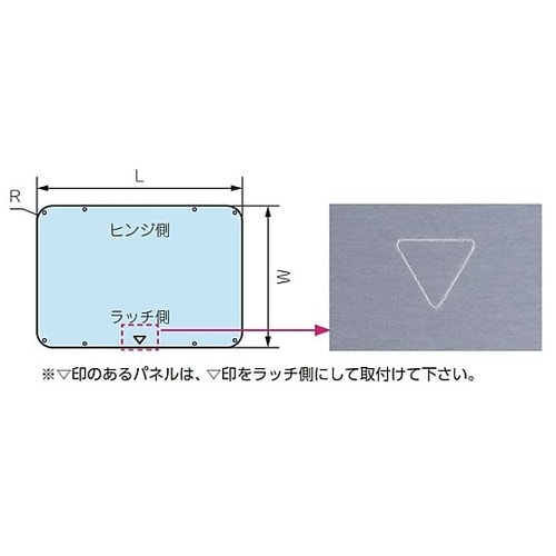 NK・NKK・NK−T用アルミパネル カ