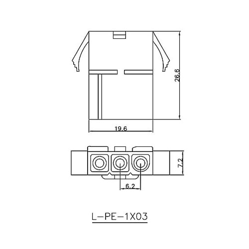 ディスクリートワイヤコネクタ(ハウジング