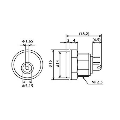 取付DCジャックEIAJ3 MJ−13A