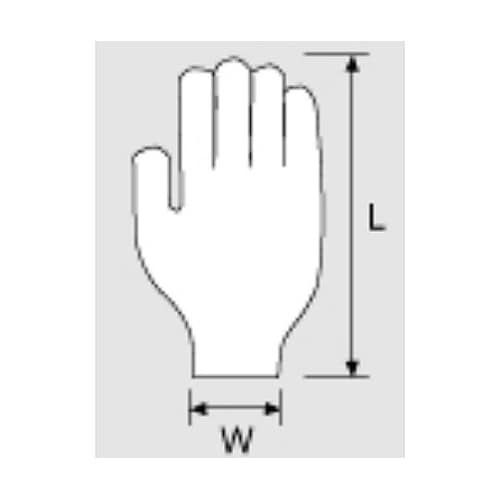 ESDグローブ Lサイズ コート無 全面