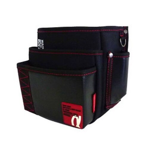 腰袋(ワイド・3段)赤 MDP−93AR