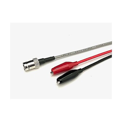 BNCジャック−ミノムシクリップ(赤/黒