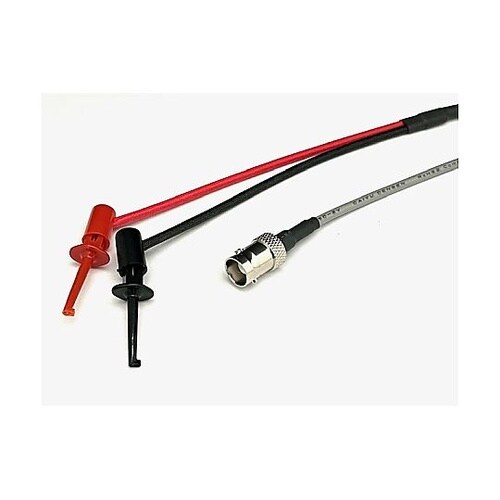 BNCジャック−ICクリップ(赤/黒)付