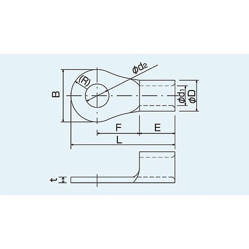 ニッケル端子(丸型端子) NHR1.25
