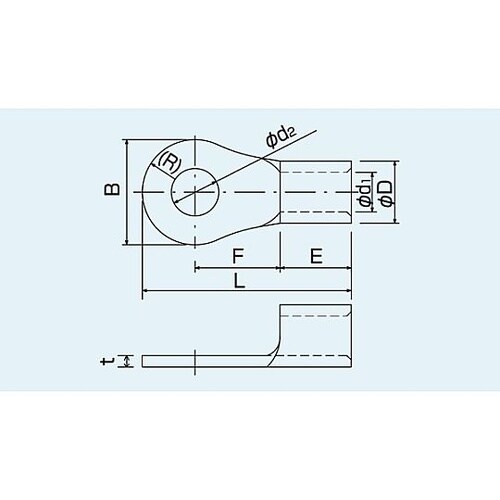 ニッケル端子(丸型端子) NHR2−4