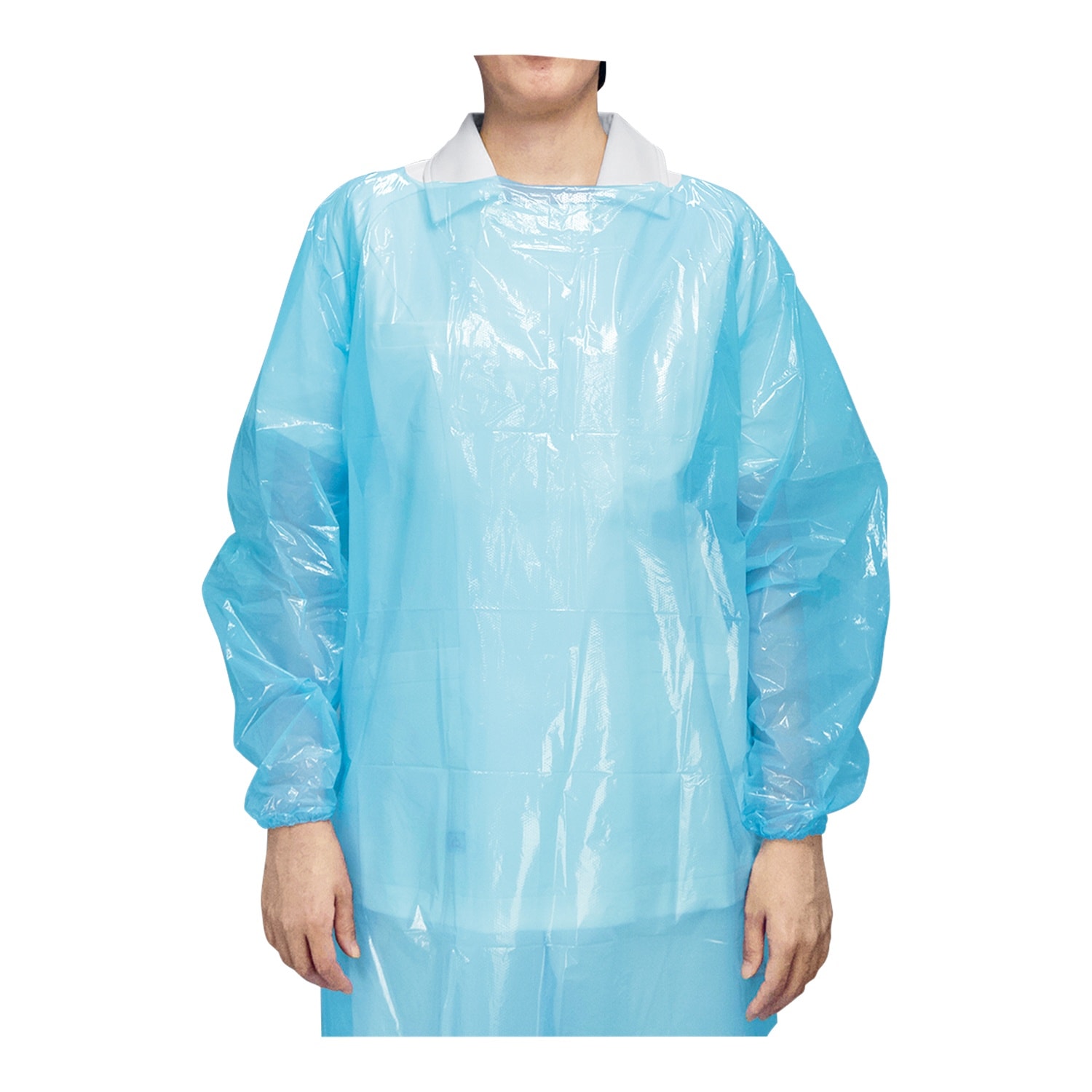 プラスチックガウンL袖つき30枚B F×10