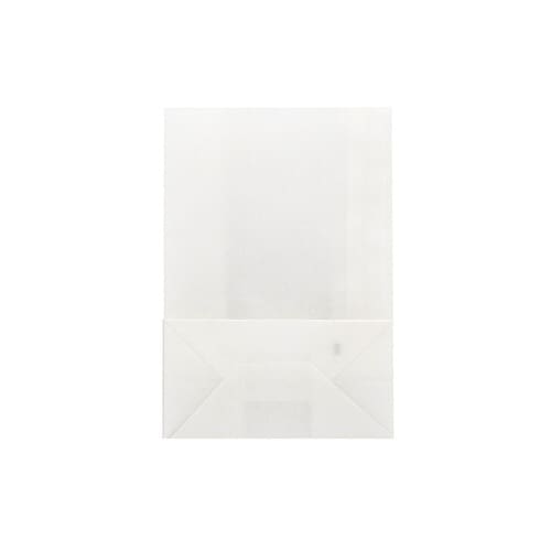 NF窓付耐油角底袋11−6 白無地 100枚入×5