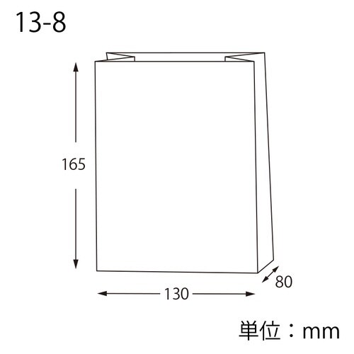 NF窓付耐油角底袋13ー8 白無地 100枚入×5