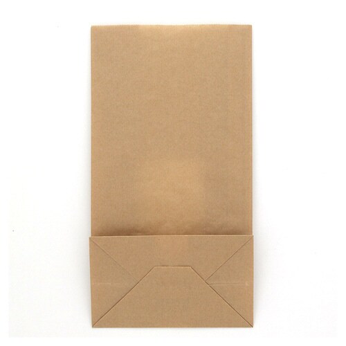 NF窓付耐油角底袋No.6未晒無地 100枚入×5