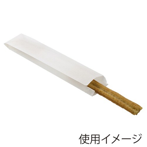 NF耐油チュロス袋 白無地 100枚入×10