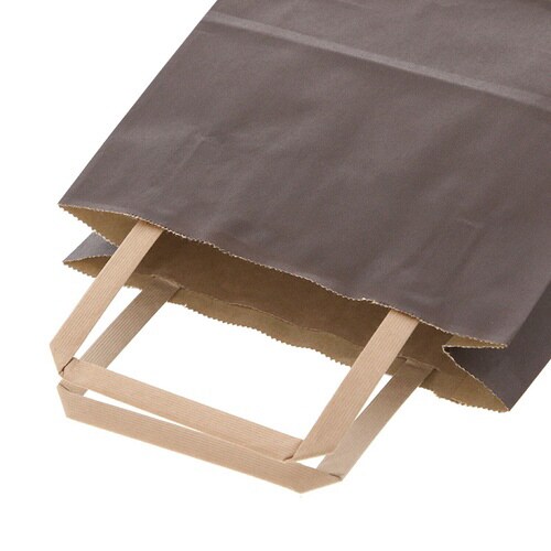 H25チャームバッグ 18−2 未晒 焦茶C