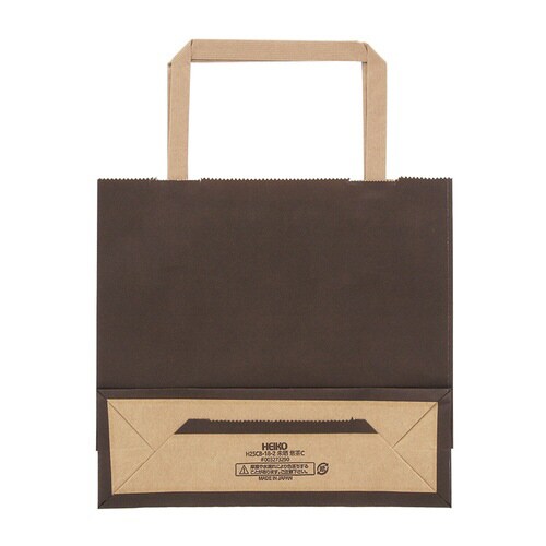 H25チャームバッグ 18−2 未晒 焦茶C