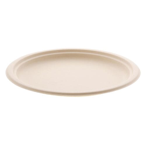 バガス深皿プレートクラフト26cm 50枚入×12