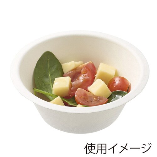 バガスどんぶり ホワイト250ml 50枚入×32