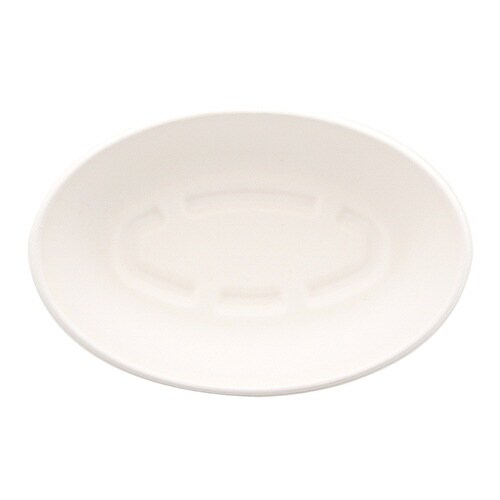 バガスカレー皿 ホワイト550ml 50枚入×16