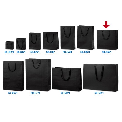 手提げ袋 マットブラック 320×110×300